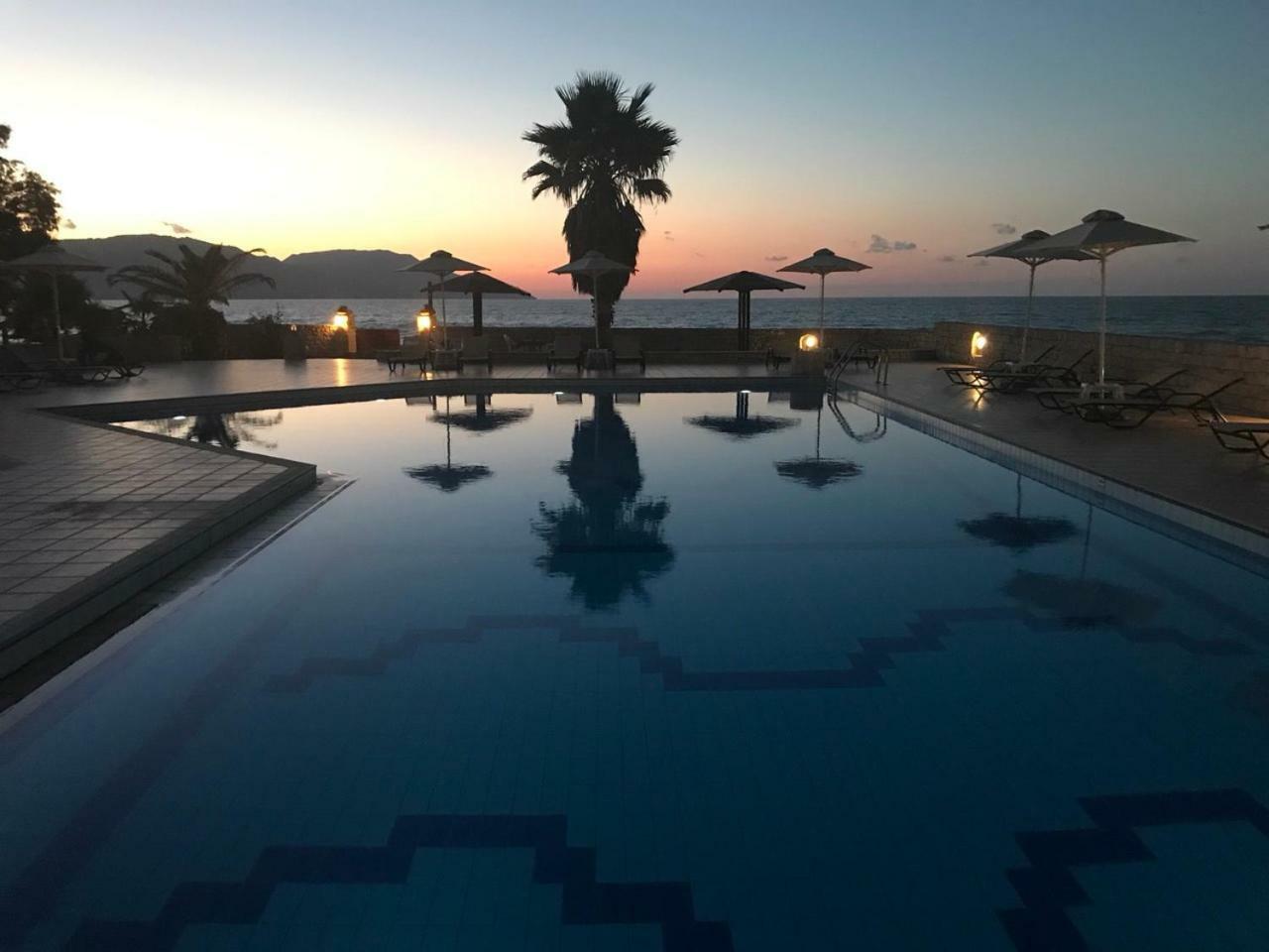 Hotel Aquamar Beach Kournás Exteriér fotografie